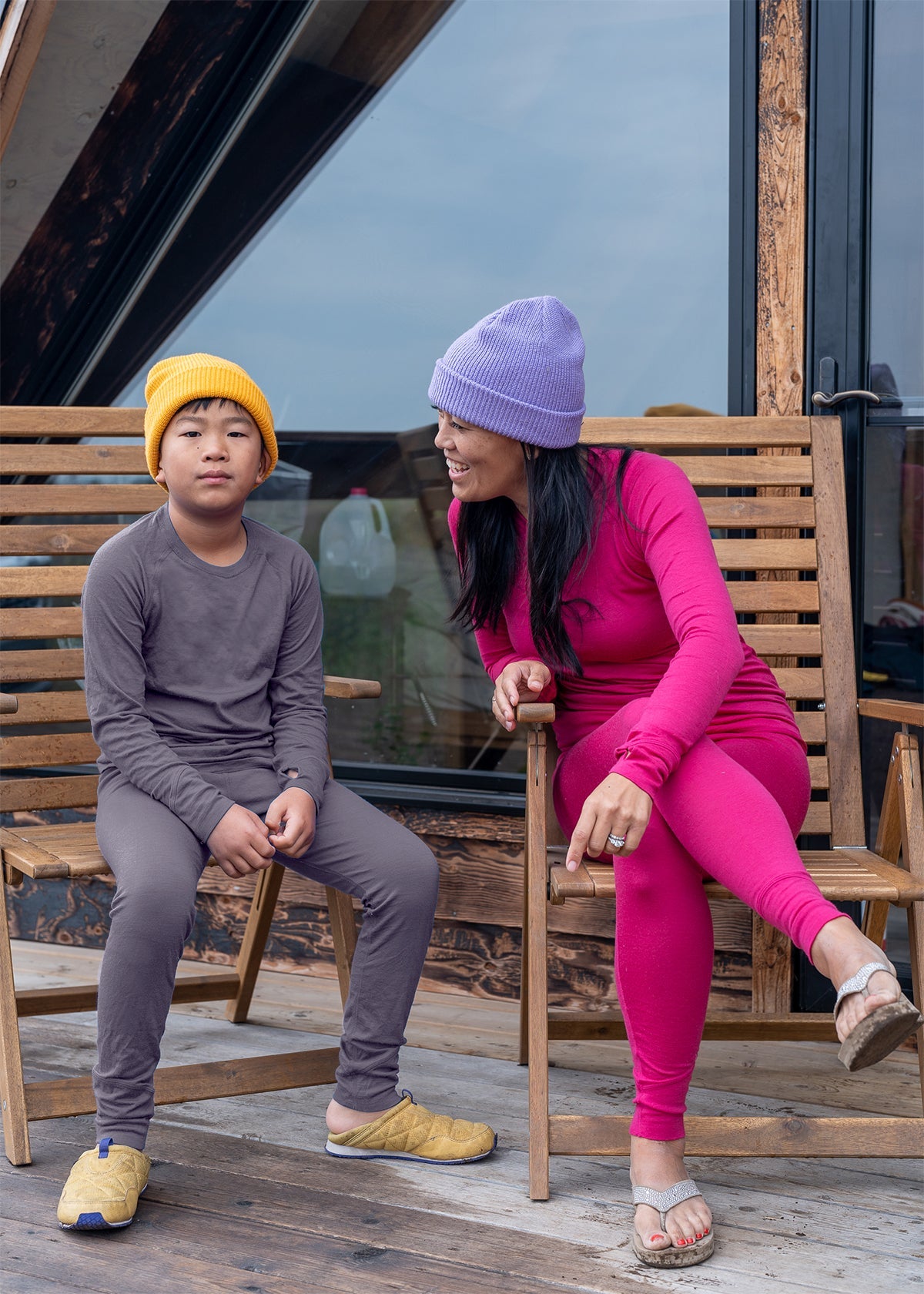 Kids Long Sleeve & Legging Set – 100% Merino Wool - Baselayer