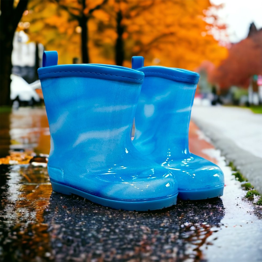 Toddler Barefoot rain boots- Wide Toe Box