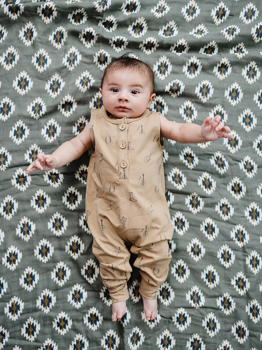 Western Tank Romper