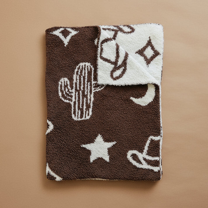 Western Plush Blanket