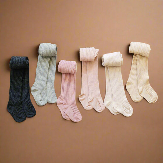 Mebie Baby Ribbed Tights