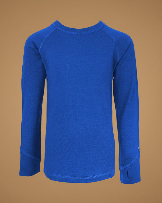 Kids Long Sleeve Merino Wool Baselayer